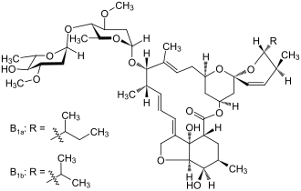 Struktur von Abamectin