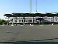 Der zentrale Busbahnhof von Tschystjakowe