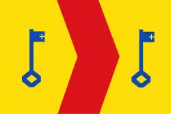 Flagge des Ortes Axel