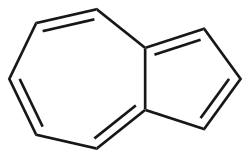 Strukturformel von Azulen