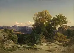 Im Albanergebirge, 1851, Staatliche Kunsthalle Karlsruhe