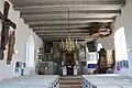 Blick in den Innenraum zum Altar