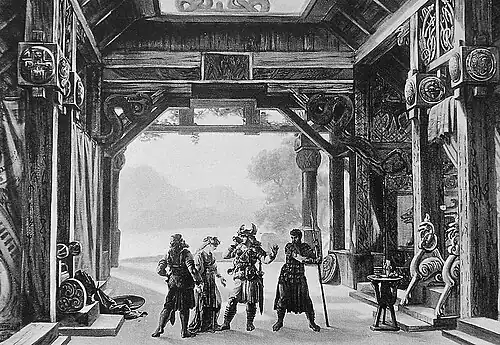 Der Ring des Nibelungen, Bühnenbild für Götterdämmerung