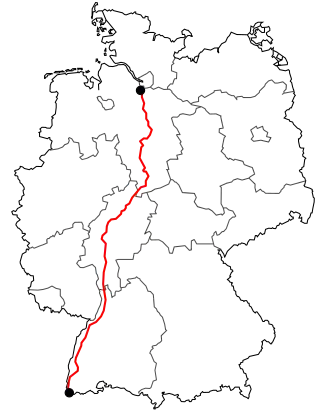 Verlauf der B 3