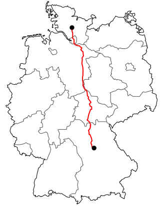 Verlauf der B 4