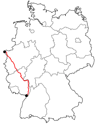 Verlauf der B 9