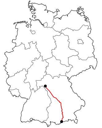 Verlauf der B 13