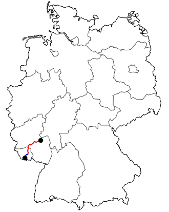 Verlauf der B 41