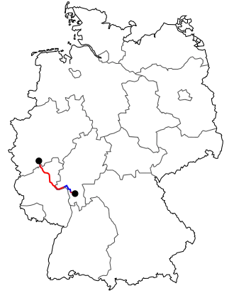 Verlauf der B 42
