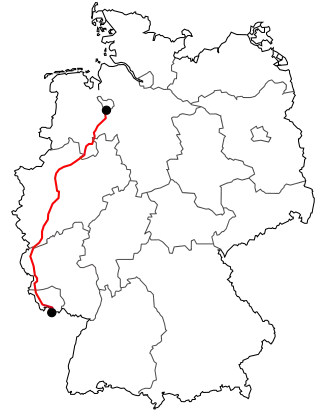 Verlauf der B 51