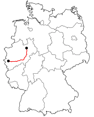 Verlauf der B 55