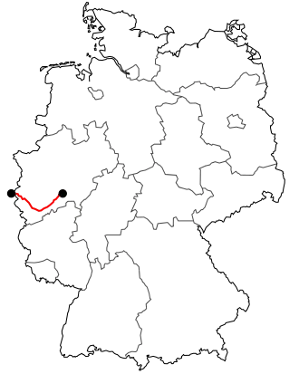 Verlauf der B 56