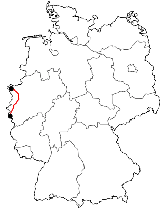 Verlauf der B 57