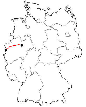 Verlauf der B 58