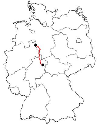 Verlauf der B 83