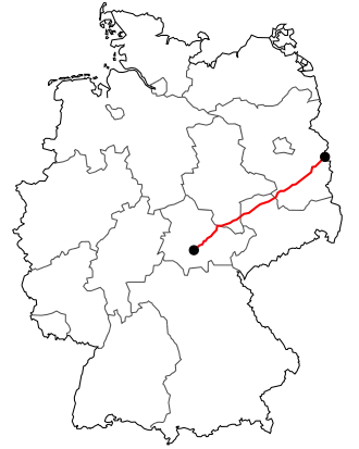 Verlauf der B 87