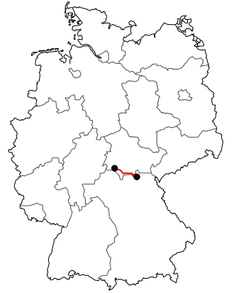 Verlauf der B 89