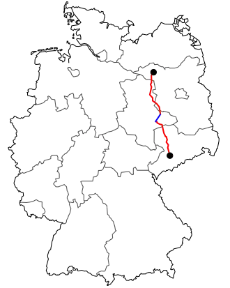 Verlauf der B 107