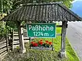 Die Passhöhe in Hohentauern