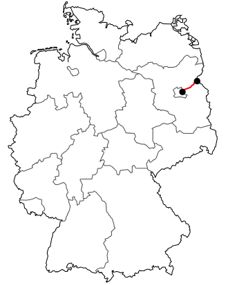 Verlauf der B 158