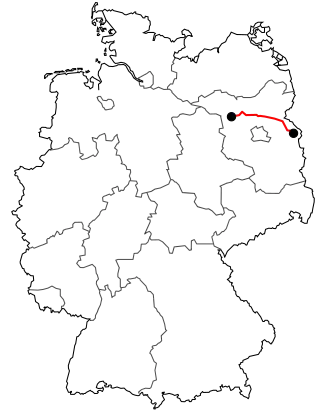 Verlauf der B 167