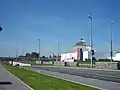 B229 mit Rinterzelt im Hintergrund