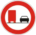 B-22a Überholverbot für Lastkraftwagen