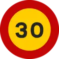 TR-301-30 Zul. Höchstgeschwindigkeit 30 km/h