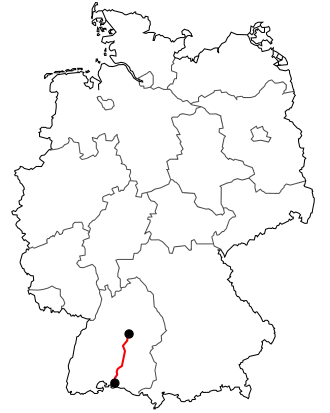 Verlauf der B 313