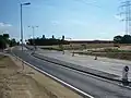 Neue Trasse der B 7 beim Knoten Eibesbrunn