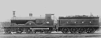LSWR T9 Nr. 310 aus der dritten Serie (Baujahr 1901)