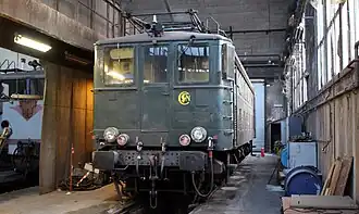 E 4701 als BB 4769 während der Aufarbeitung für die Cité du Train (2008)