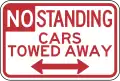 Standverbot – Fahrzeuge werden abgeschleppt (Baltimore)