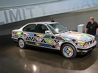 BMW 525i Art Car, 1991 gestaltet von Esther Mahlangu