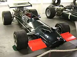 Auf einem BRM P139n startete George Eaton beim Großen Preis von Südafrika 1970