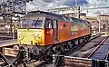 47 774 Poste Restante in RES-Lackierung in Kings Cross im Jahr 1998