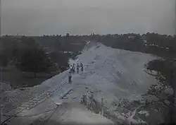 Ein besonderes Sorgenkind war der Hohenbühldamm bei Roggwil-Berg, der seitlich wegrutschte
