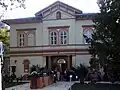 Villa Rabl, Hauptfront, Kurpromenade 2, erbaut 1866 nach Plänen von Theophil Hansen