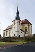 Die Kirche in Untereßfeld