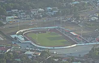 Luftbild vom Stade Georges Chaumet (2014)