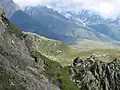 Badushütte von unterhalb des Piz Tuma