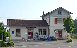 Bhf. Tägerwilen-Gottlieben an der Linie gen Schaffhausen