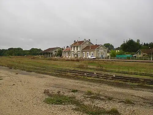 Bahnhof Brienne-le-Château von Nordosten gesehen