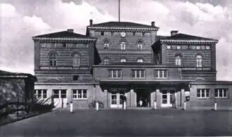 Das alte Bahnhofsgebäude vor dem Zweiten Weltkrieg