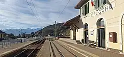 Bahnhof mit Blick Richtung Westen