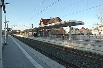 Überblick über die Bahnsteige