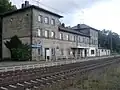 Bahnhof Hoch­stadt-Markt­zeuln, Aus­gangs­punkt der Fran­ken­wald­bahn