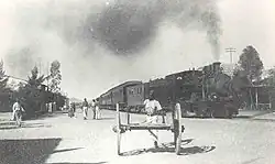 Der Bahnhof in Karibib im Jahr 1920
