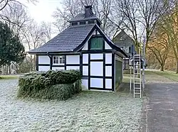 Nebengebäude des ehem. Bahnhof Linde