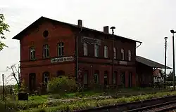 Bahnhof Seelingstädt (b Werdau), Empfangsgebäude (2013)